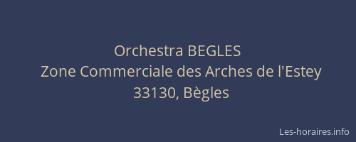 Orchestra BEGLES