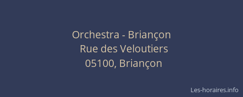 Orchestra - Briançon
