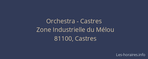 Orchestra - Castres