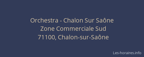 Orchestra - Chalon Sur Saône