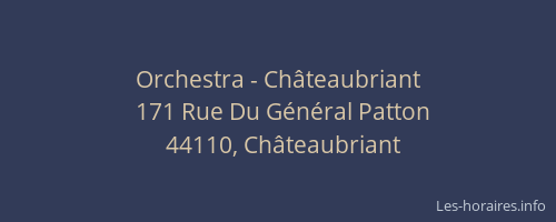 Orchestra - Châteaubriant