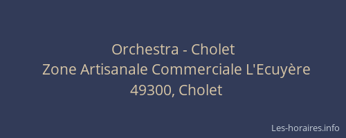 Orchestra - Cholet
