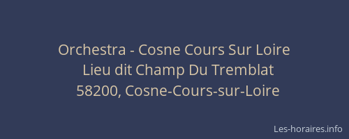 Orchestra - Cosne Cours Sur Loire