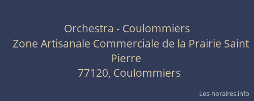 Orchestra - Coulommiers