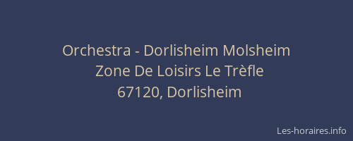 Orchestra - Dorlisheim Molsheim