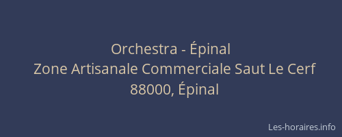 Orchestra - Épinal