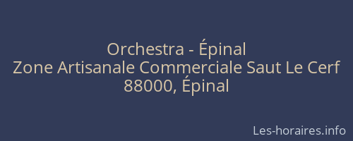 Orchestra - Épinal