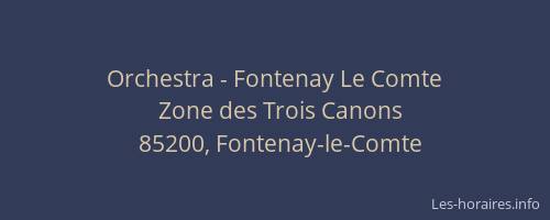 Orchestra - Fontenay Le Comte