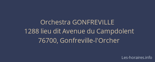 Orchestra GONFREVILLE