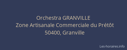 Orchestra GRANVILLE