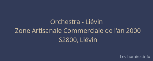 Orchestra - Li&eacute;vin