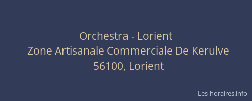 Orchestra - Lorient
