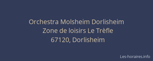 Orchestra Molsheim Dorlisheim