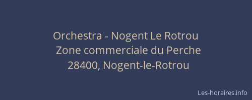 Orchestra - Nogent Le Rotrou