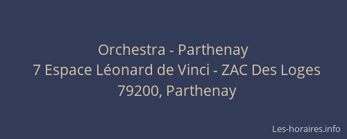 Orchestra - Parthenay
