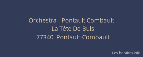 Orchestra - Pontault Combault