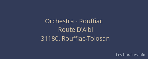 Orchestra - Rouffiac
