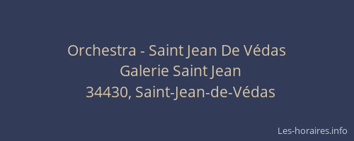 Orchestra - Saint Jean De Védas