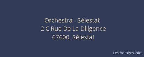 Orchestra - Sélestat