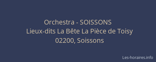 Orchestra - SOISSONS
