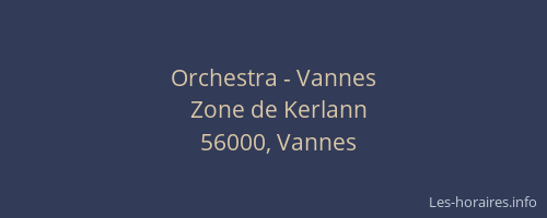 Orchestra - Vannes