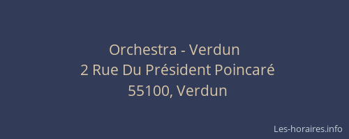 Orchestra - Verdun