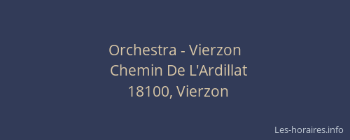 Orchestra - Vierzon