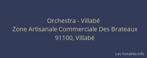 Orchestra - Villabé