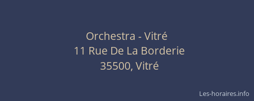 Orchestra - Vitré