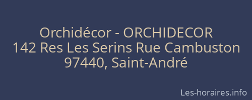 Orchidécor - ORCHIDECOR