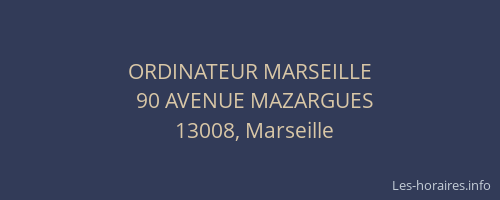 ORDINATEUR MARSEILLE