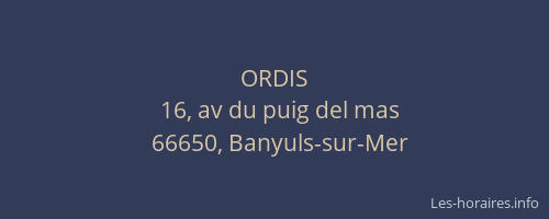 ORDIS