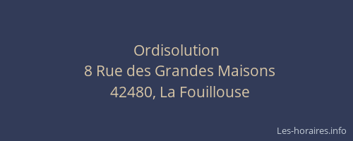 Ordisolution