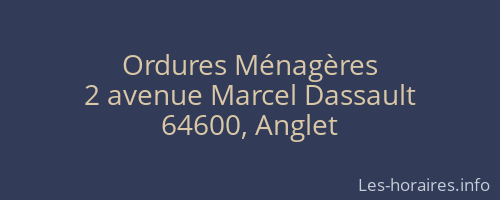 Ordures Ménagères