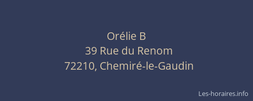 Or&eacute;lie B