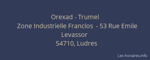 Orexad - Trumel