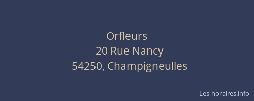 Orfleurs