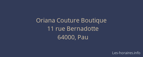 Oriana Couture Boutique
