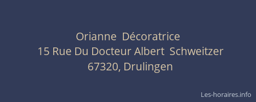 Orianne  Décoratrice