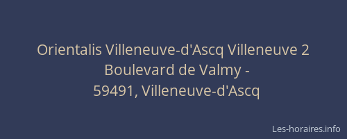 Orientalis Villeneuve-d'Ascq Villeneuve 2