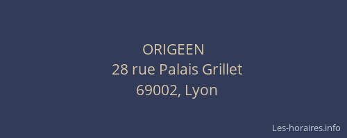 ORIGEEN