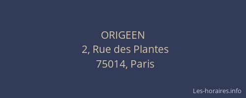 ORIGEEN