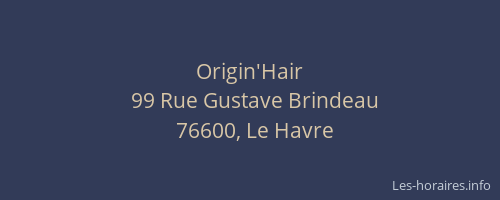 Origin'Hair