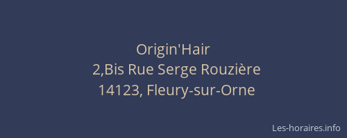 Origin'Hair