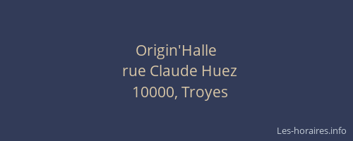 Origin'Halle