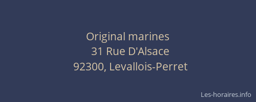 Original marines