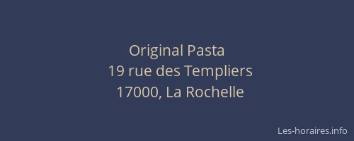 Original Pasta