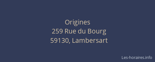 Origines