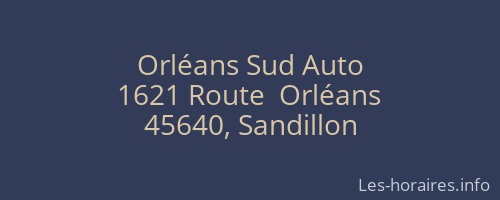 Orléans Sud Auto