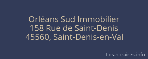 Orléans Sud Immobilier